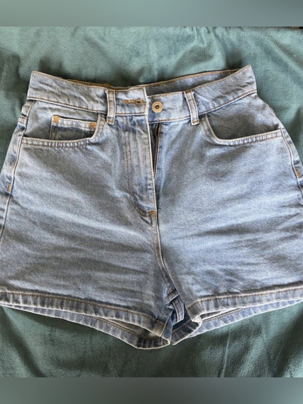 Collusion Denim Mom Shorts Women's Blue Jean Shorts
